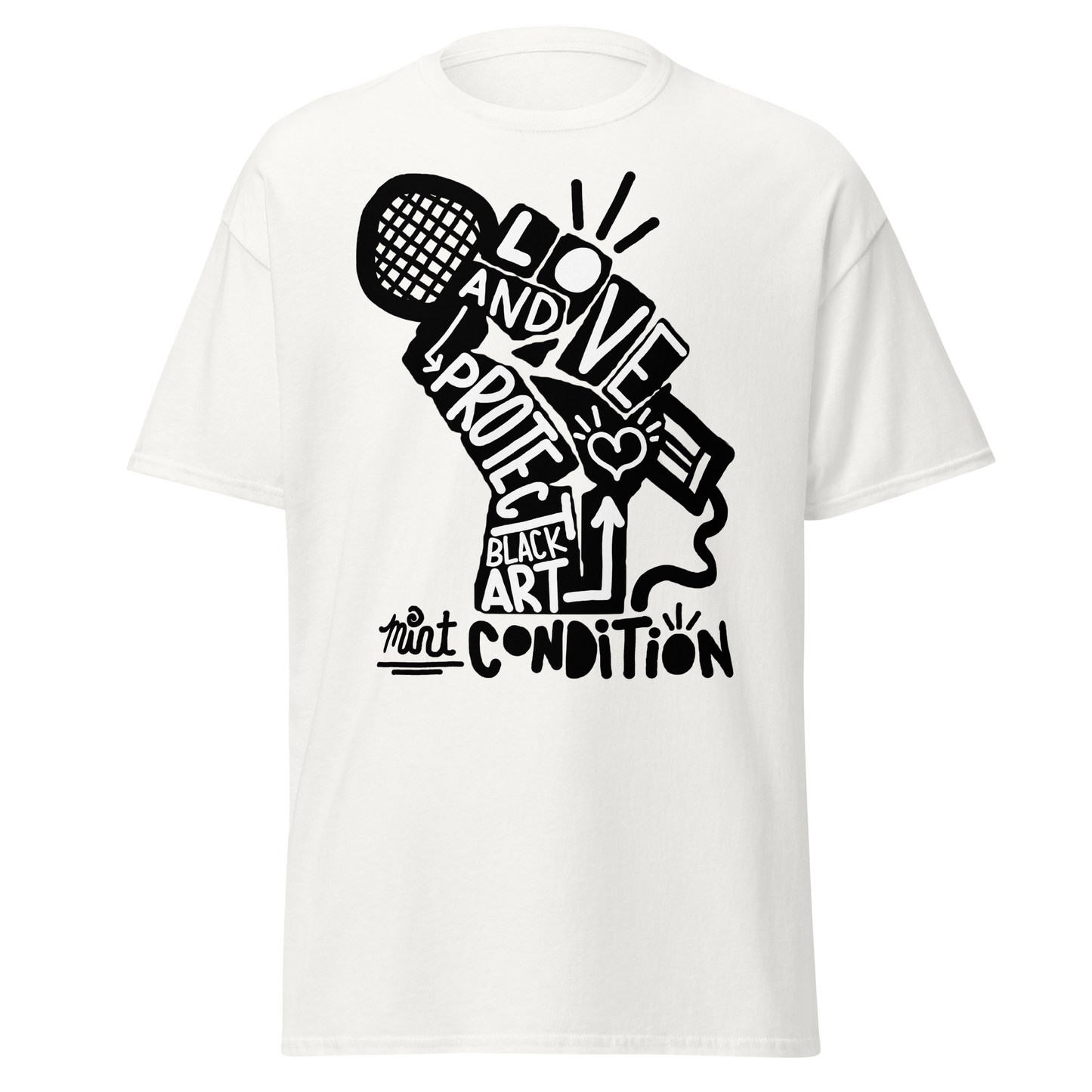 PROTECT BLACK ART TEE